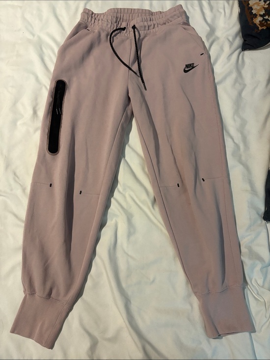 Nike Pants - Nike Mauve Pink Tech Fleece Joggers with Black Accents